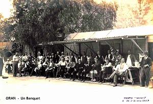 1867- Oran - Banquet chez les Boulistes